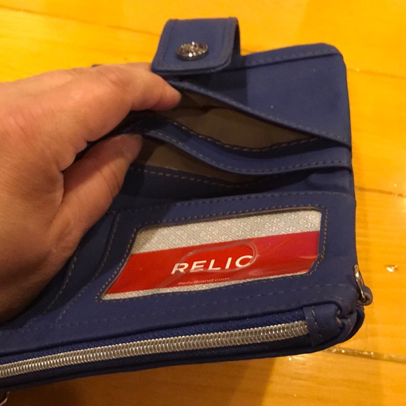 Relic | Bags | New Relic Blue Wristletcrossbody | Poshmark
